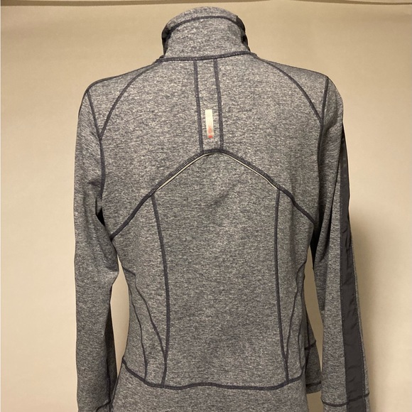 Zella Grey Full Zipper Jacket size L - Picture 7 of 12